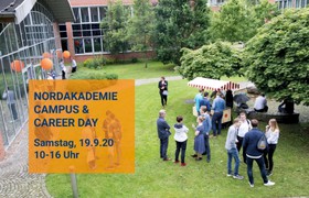 Die NORDAKADEMIE lädt zum Campus & Career Day 2020 - Meet the Profs. Meet the students. Meet the companies.